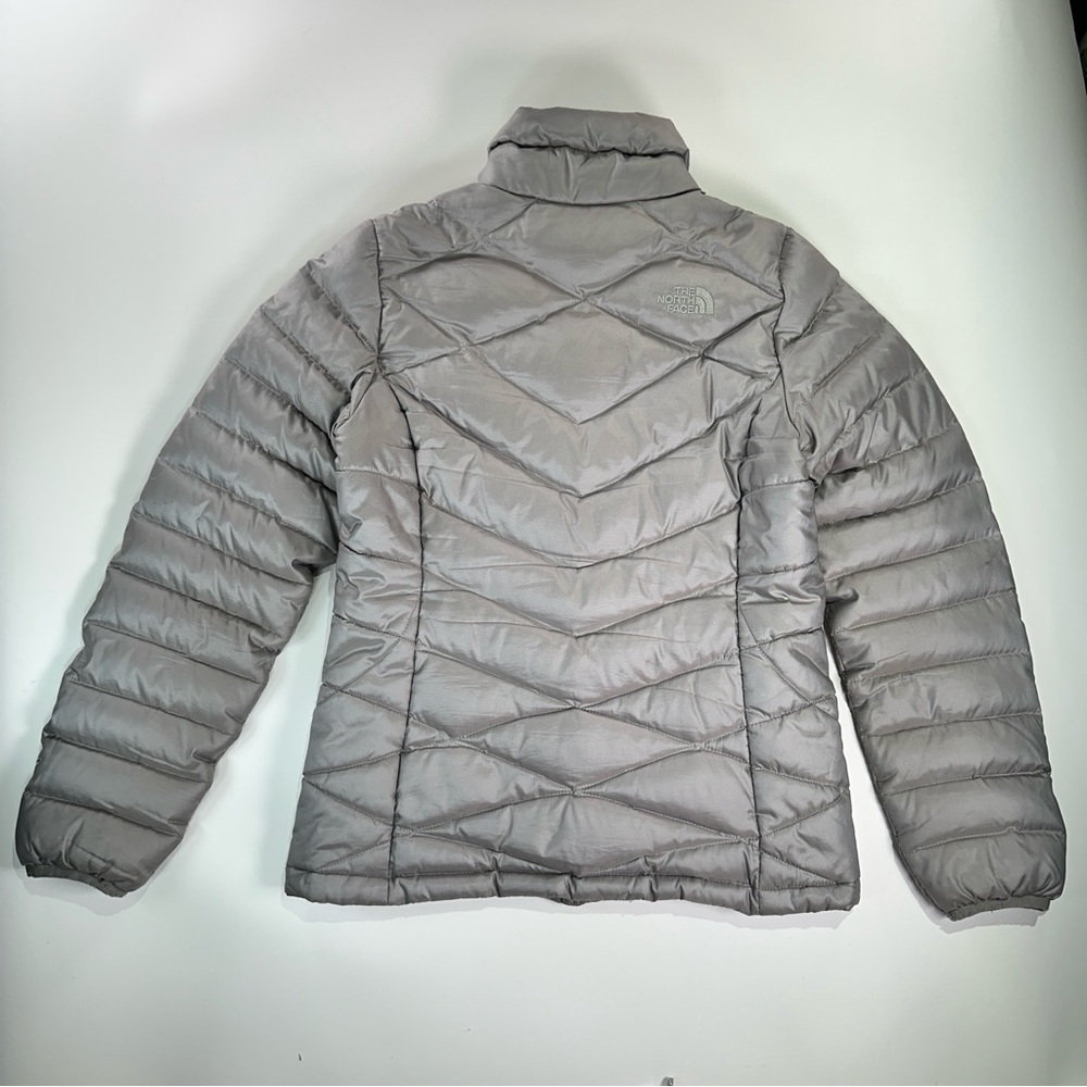The North Face Puffer Jacket 550 Fill Chevron Down Grey S - Picture 5 of 13